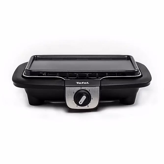 Barbecue electrique horizontal tefal acier noir 100 × 46 × 12 cm