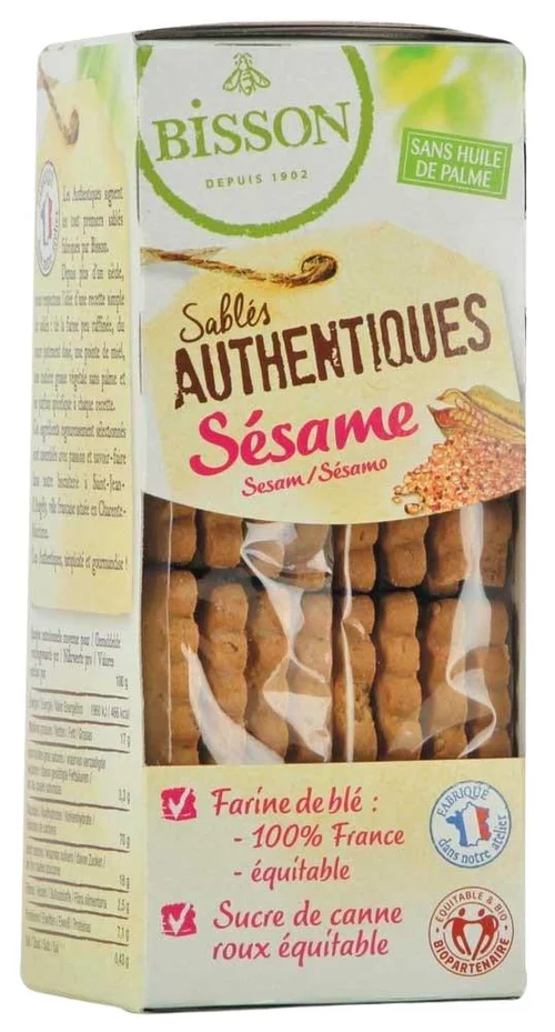 Authentiques sesame au sésame toasté 175 g BISSON