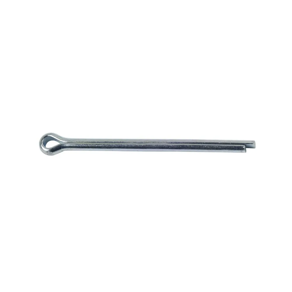 100 Goupilles Fendues D. 4 × 45 mm – DIN 94, Zingué blanc, D-Work