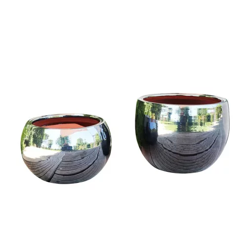 Pot gris gamme le lisère Ø 25 cm