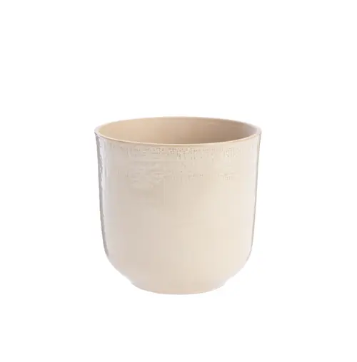 Cache-pot Sandstone en céramique coloris beige - Ø 30 cm
