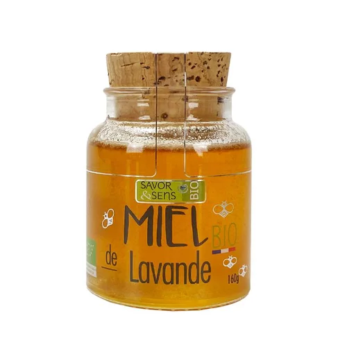 Miel bio de Lavande IGP de Provence Savor et Sens - 160 g