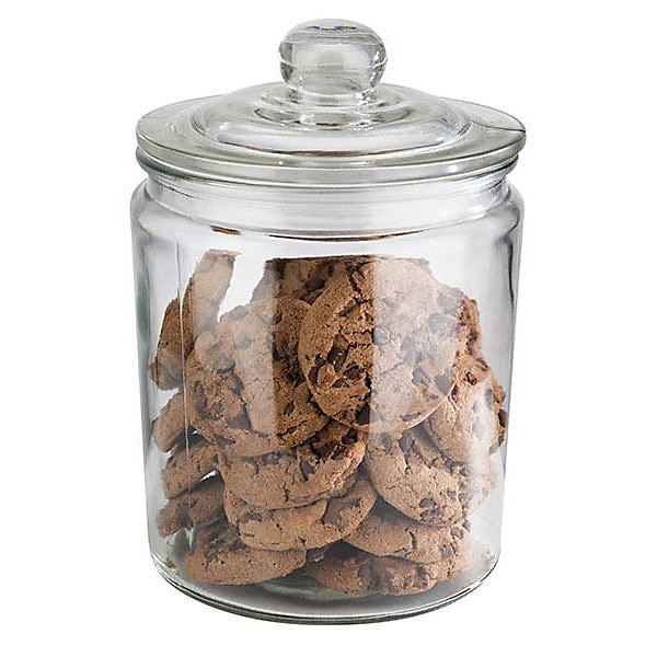 Bocal de conservation en verre pour biscuits – 2 Litres