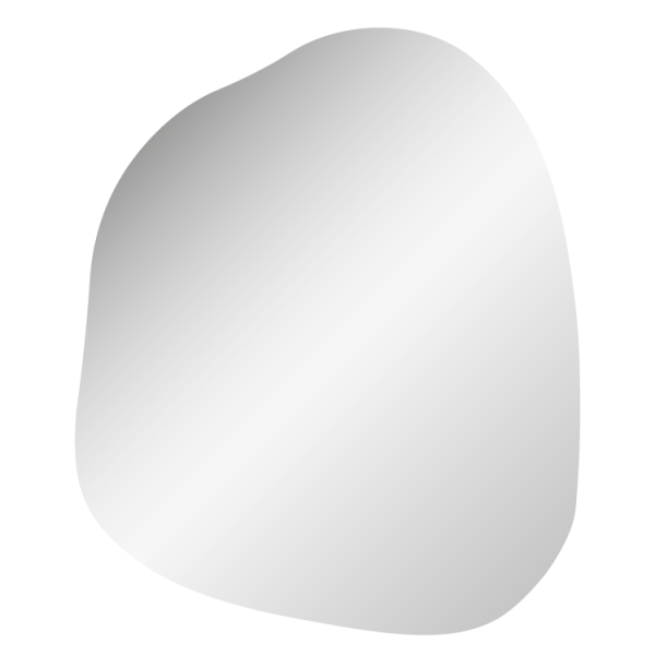 Miroir ovale Bold l.55 x H.70 cm Mpglass – Réf. PIVVSQBPS7206052879