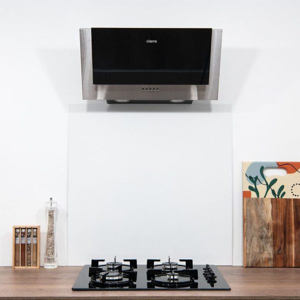 Crédence – Fond de hotte | Aluminium Blanc Signalisation RAL 9016 Brillant | H40cm x L60cm