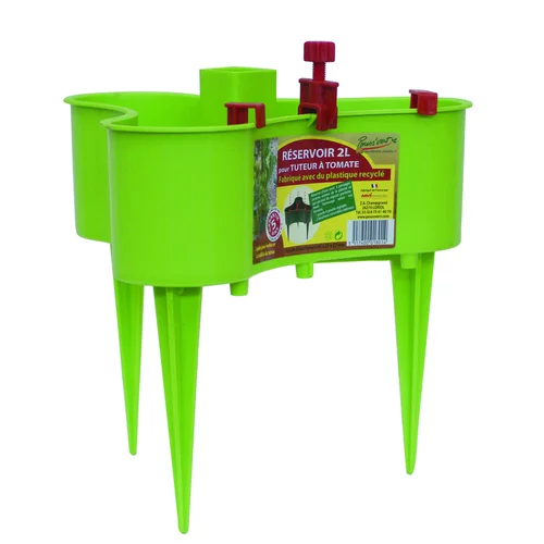 Réservoir 2L système de goutte à goutte pour tuteur à tomate - vert anis