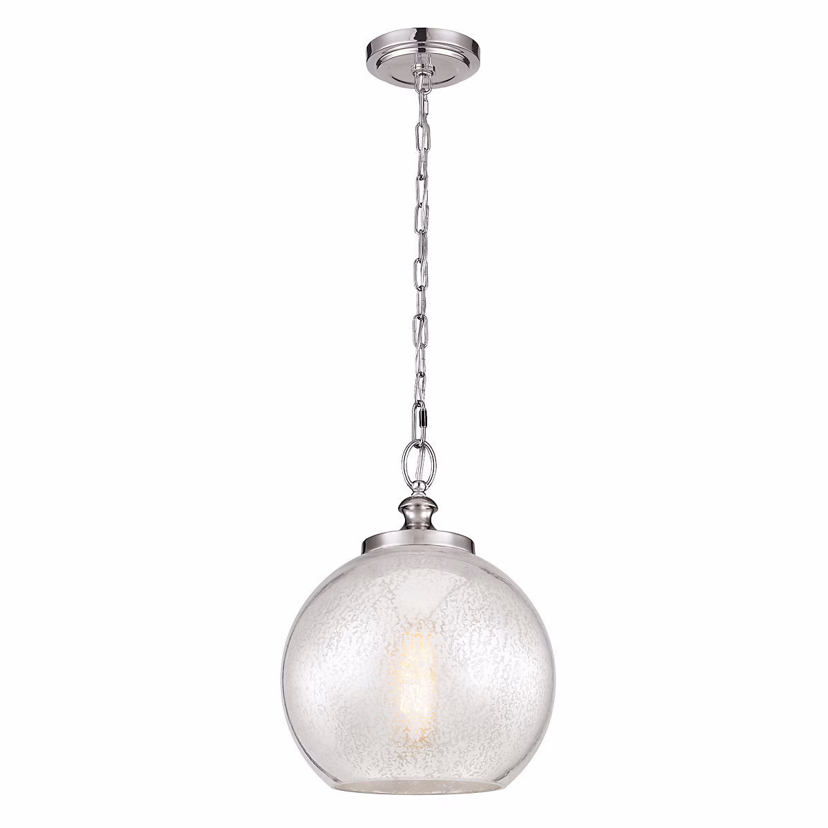 Elstead Tabby – Suspension de plafond à 1 ampoule en acier brossé, E27