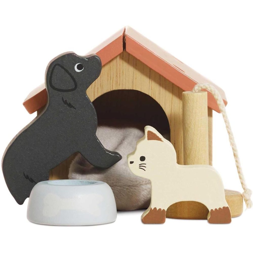 Le Toy Van Set D'animaux chien – 6 Pièces bois