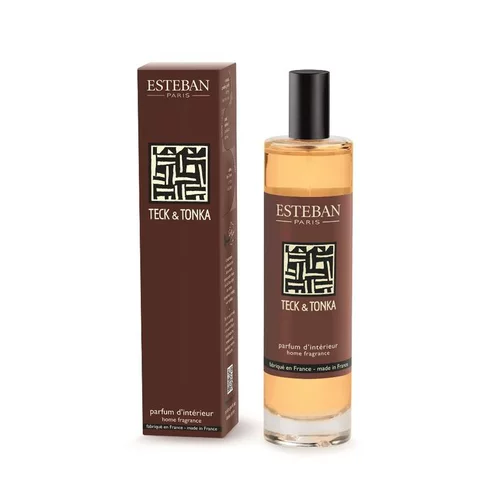 Vaporisateur d'ambiance Teck et Tonka Esteban - 75 ml