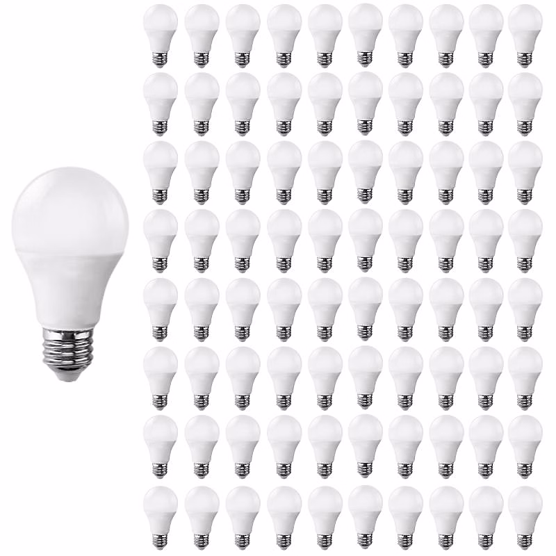 Ampoule LED E27 18W 220V A70 (Pack de 100) – Blanc Chaud 2300K, 3500K, SILAMP