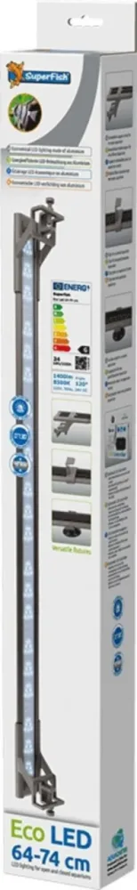 Rampe LED éco aquarium 64-74cm - SUPERFISH Eco LED