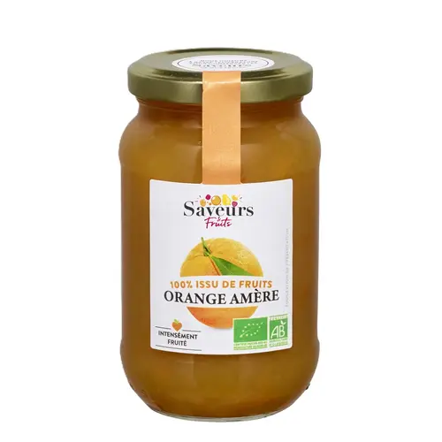 Préparation bio 100 % fruits orange amère Saveurs Attitudes - 310 g