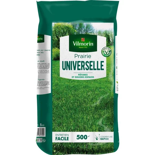 Graines de gazon à semer prairie universelle Vilmorin - 5 kg