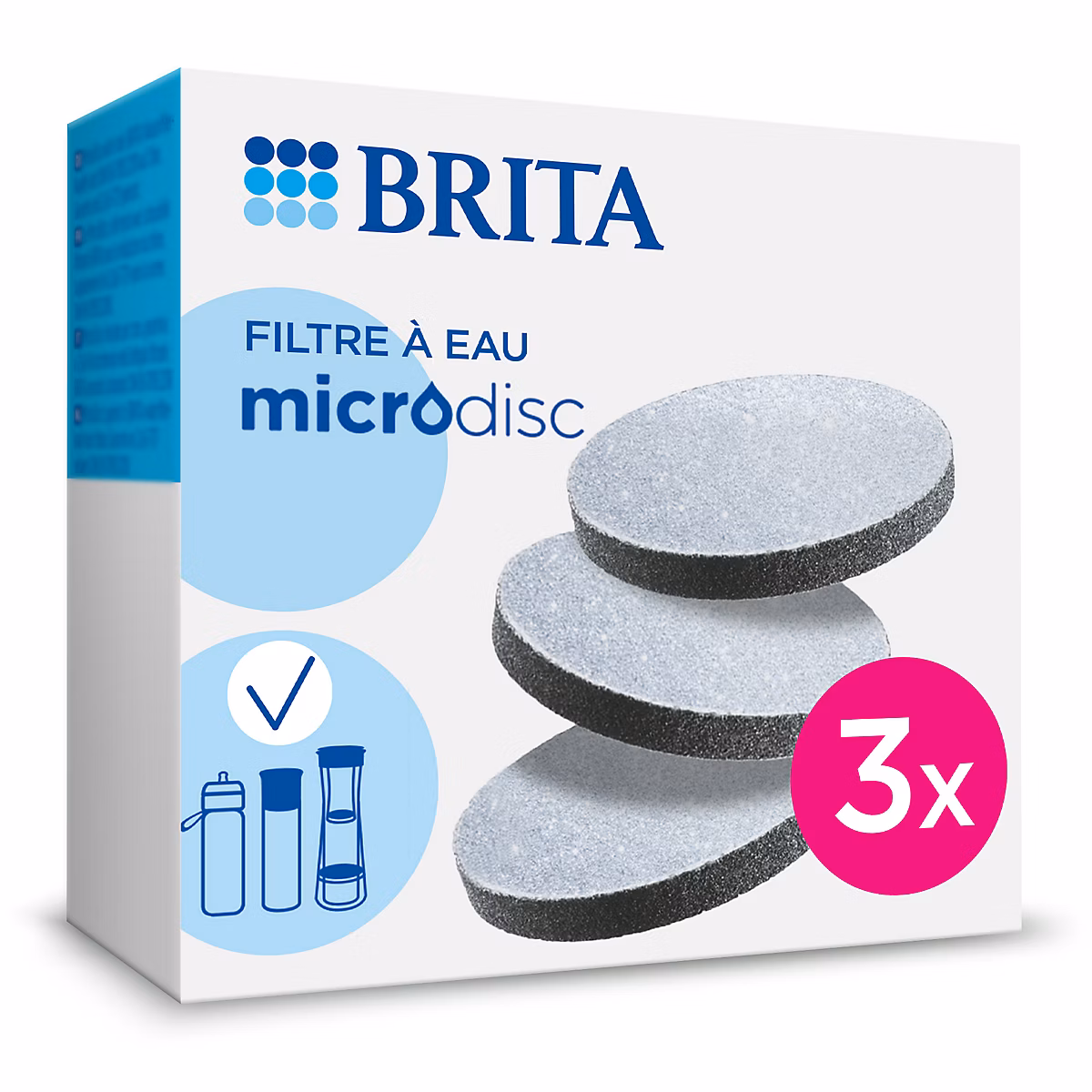 Filtre à charbon Brita Fill & Serve vendu par 3 pièces – Réf. ANRUAARGX1639057358