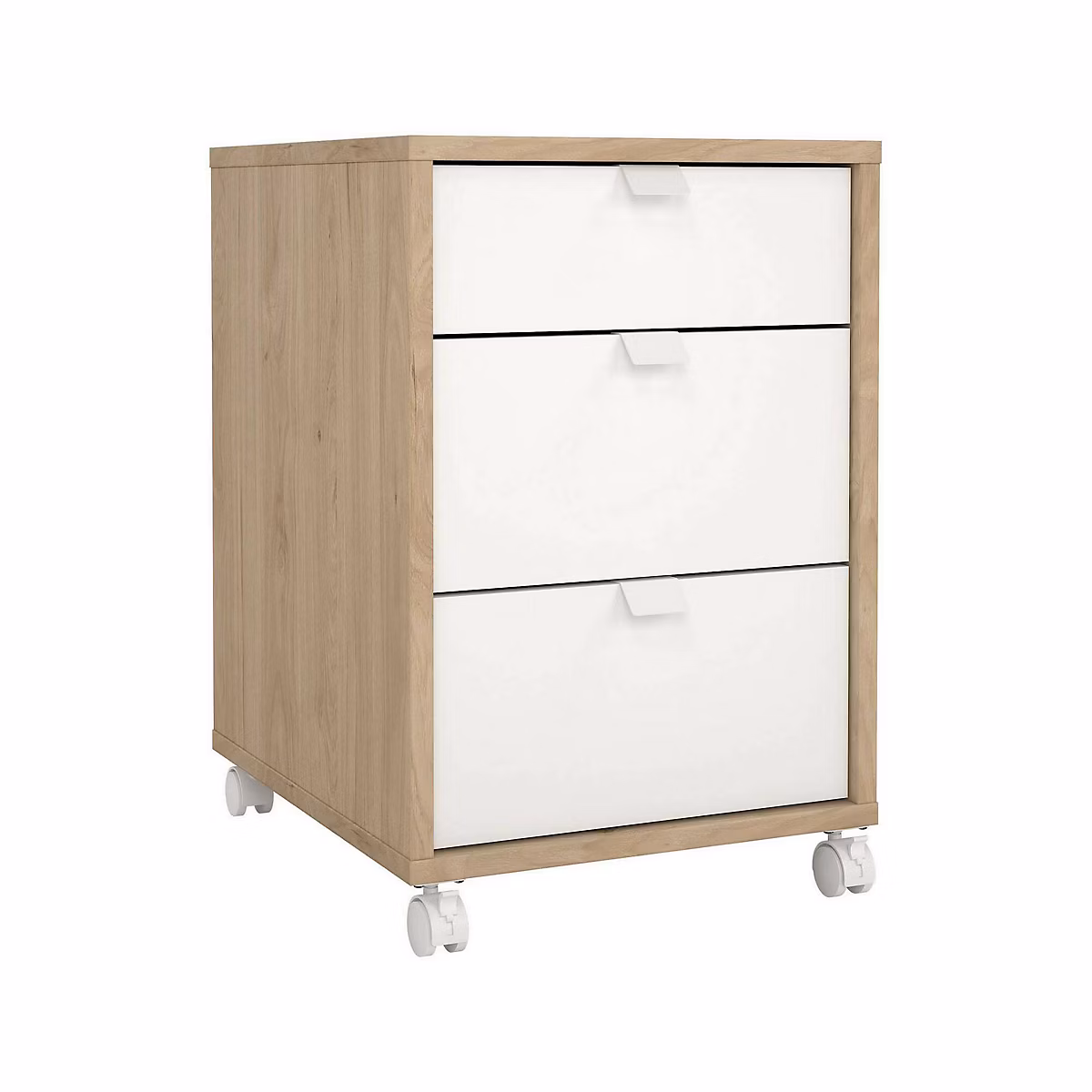 Commode Agazzino – 3 tiroirs 48 × 41 × 61h cm Chêne Marron