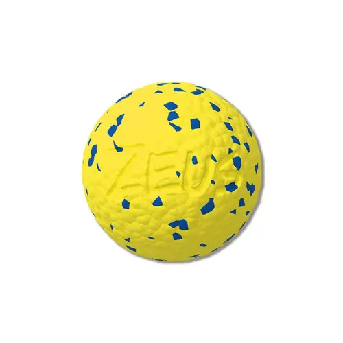 Jouet pour chien en caoutchouc naturel coloris jaune balle Zeus Nitro - Taille L