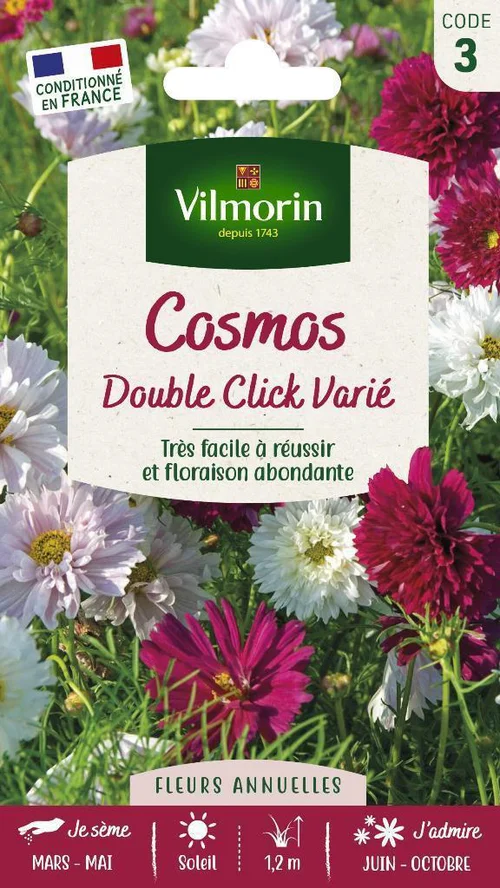 Graines de Cosmos double click varié Vilmorin - graines à semer