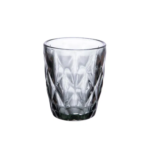 Gobelets en verre gris Diamond - 6 x 240 ml