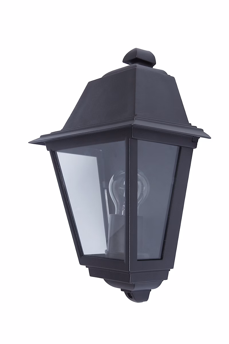 Luminaire et éclairage extérieur – Applique murale Sagwon E27 60W IP44 GoodHome noir