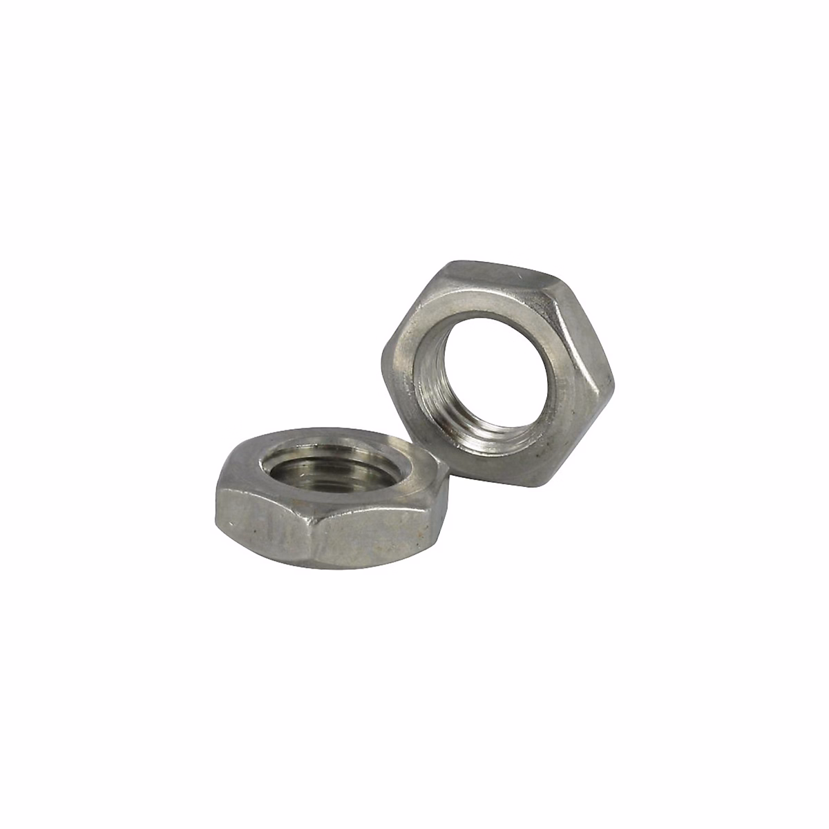 Ecrou hexagonal bas hm/contre Ecrou Pas Gauche M12 Pas fin Pas de 125 Inox A2 – 1 pièce
