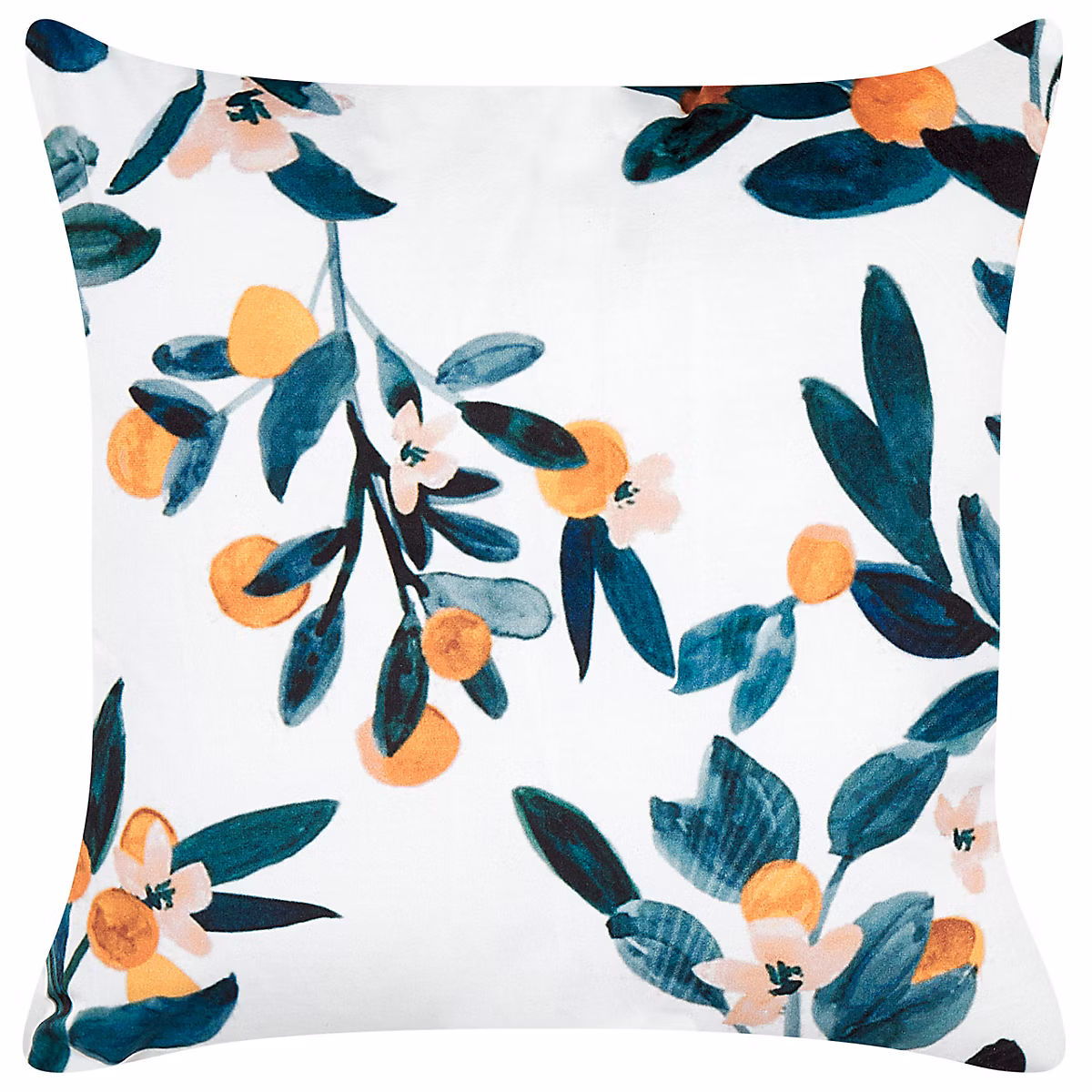Coussin KNAUTIA 45 × 45 cm Velours Multicolore Motif de plante