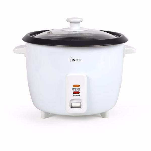 Cuiseur de Riz Electrique LIVOO – 1 | 5L | panier aluminium | Fonction maintien au chaud