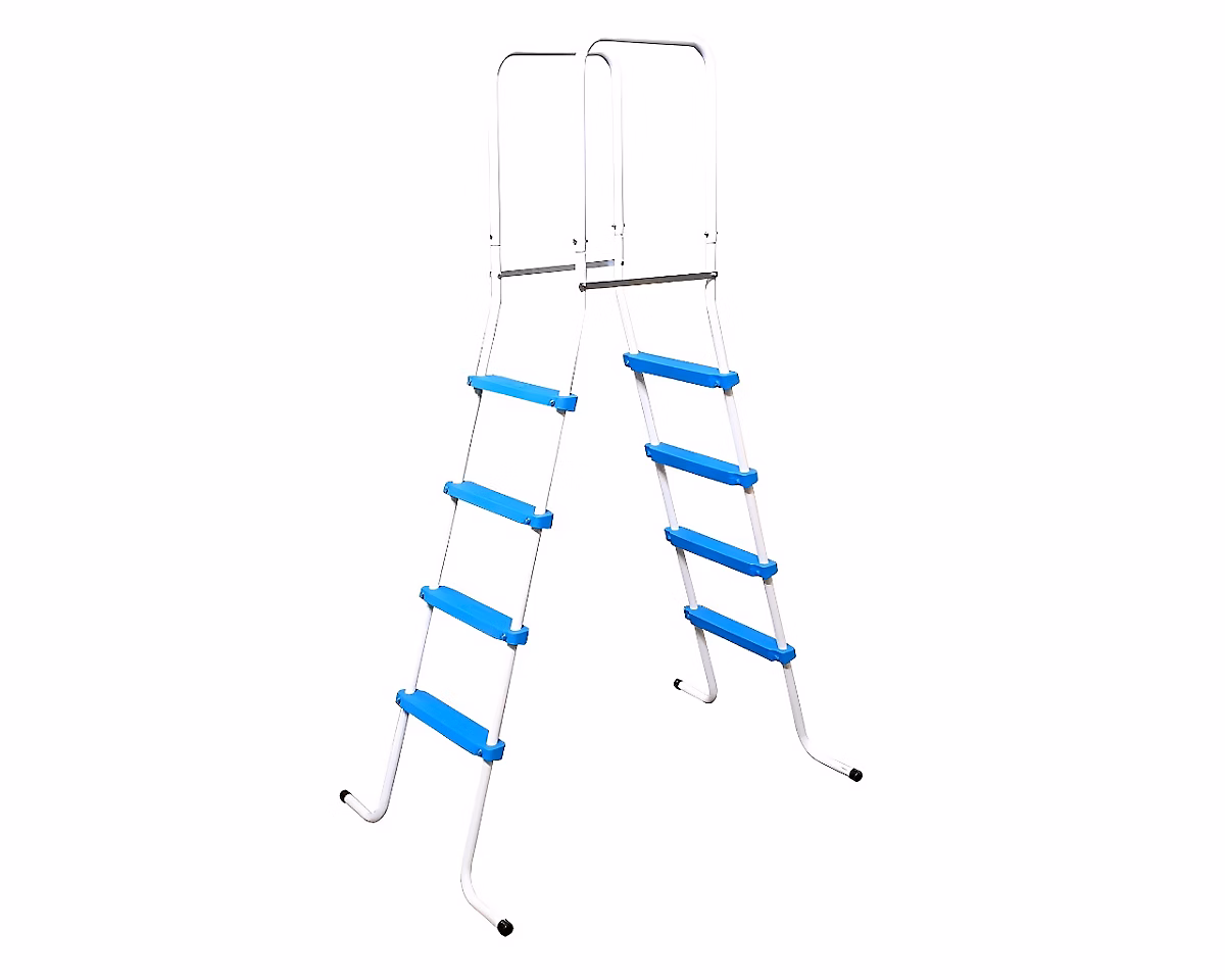 Accessoire de piscine – Echelle piscine HAUTE Toi 2x4 marches avec main courante hauteur 190cm