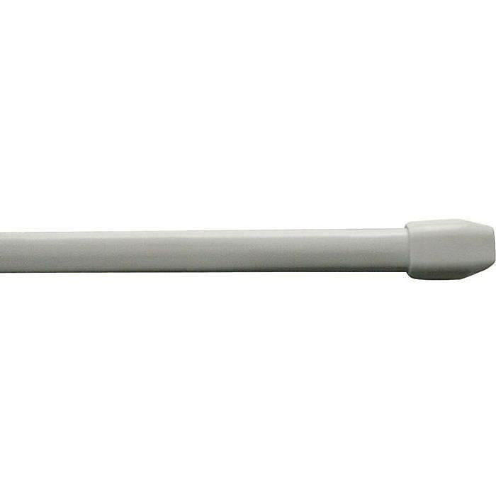 2 tringles plates extensibles 30/50cm 4 pitons blanc – Réf. EIKKGXHTI4914793147