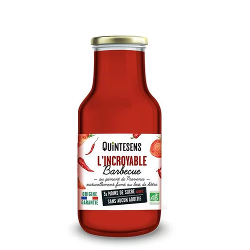 Sauce L'incroyable BBQ bio Quintesens - 290 g