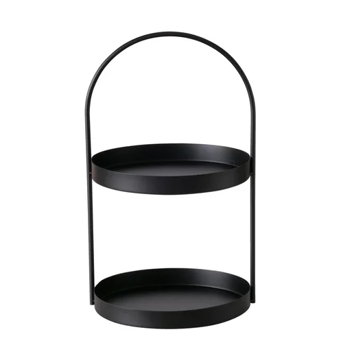 Présentoir de table en fer noir Joko - 27 x 26 x 44 cm