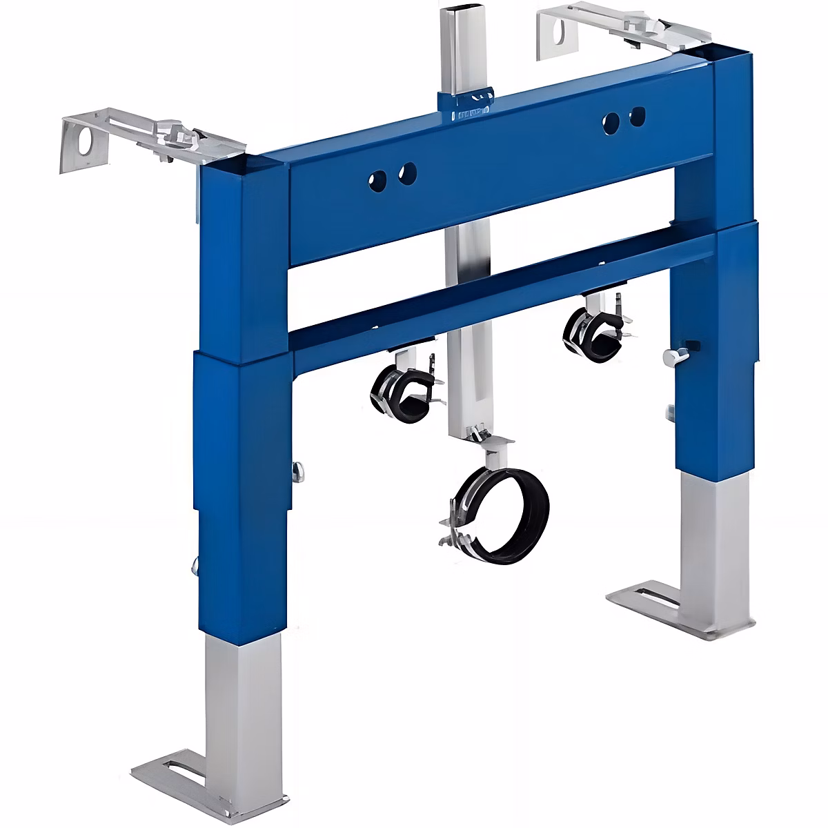 WC suspendu – Bâti support pour bidet suspendu SANINDUSA fixations sol et mur poids supporté 400kg