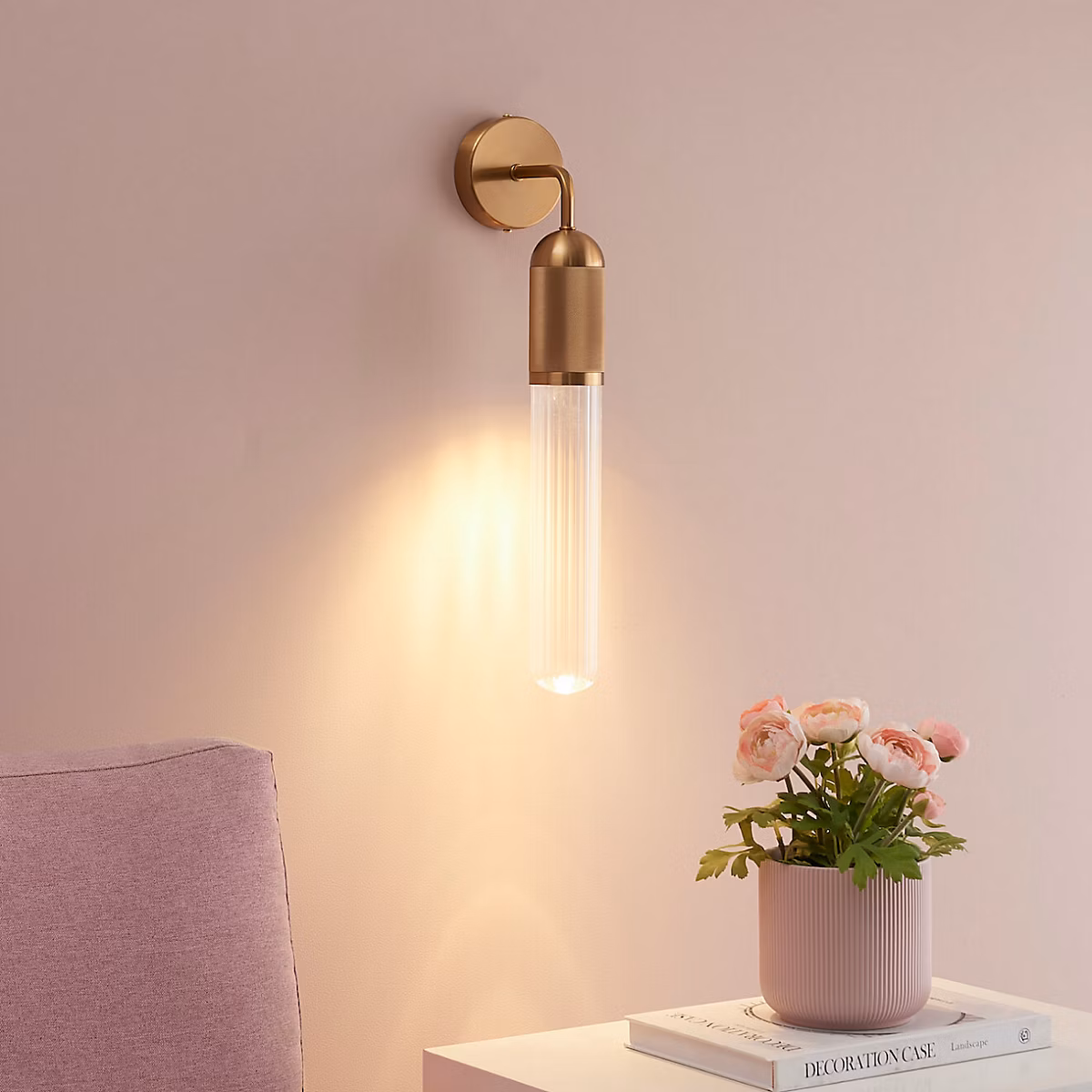 Applique tendance dorée éclairage simple – Hita
