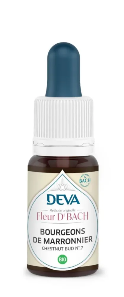 Complément alimentaire fleur de Bach bourgeons de marronnier bio Deva - 15 ml