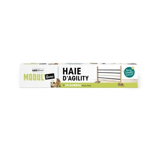 Jeu pour lapin Haie d’agility en bois Hamiform Modul’Home
