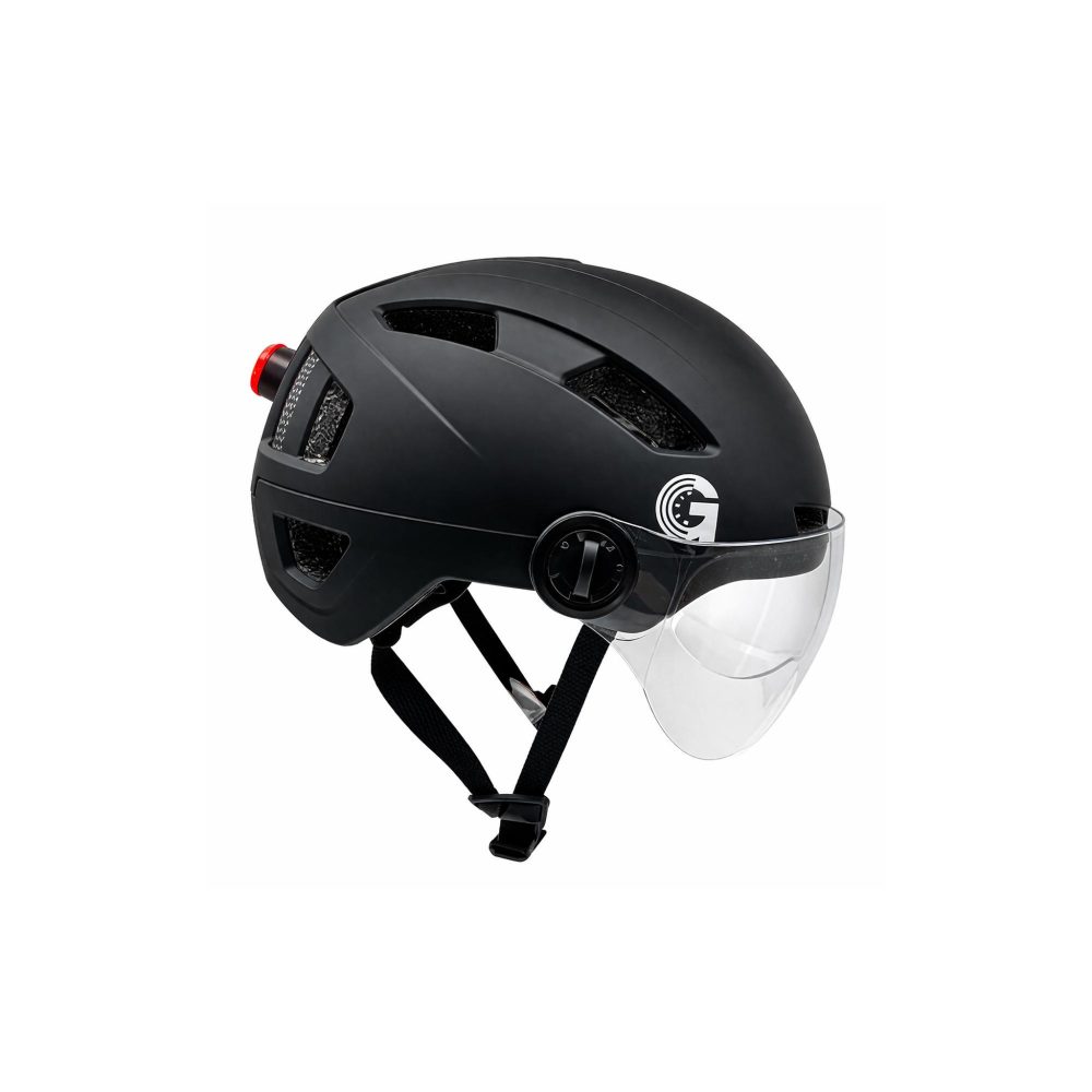 URBANGLIDE Urbanglide casque avec éclairage led et visière – taille m – protection renforcée – Ambiance extérieure