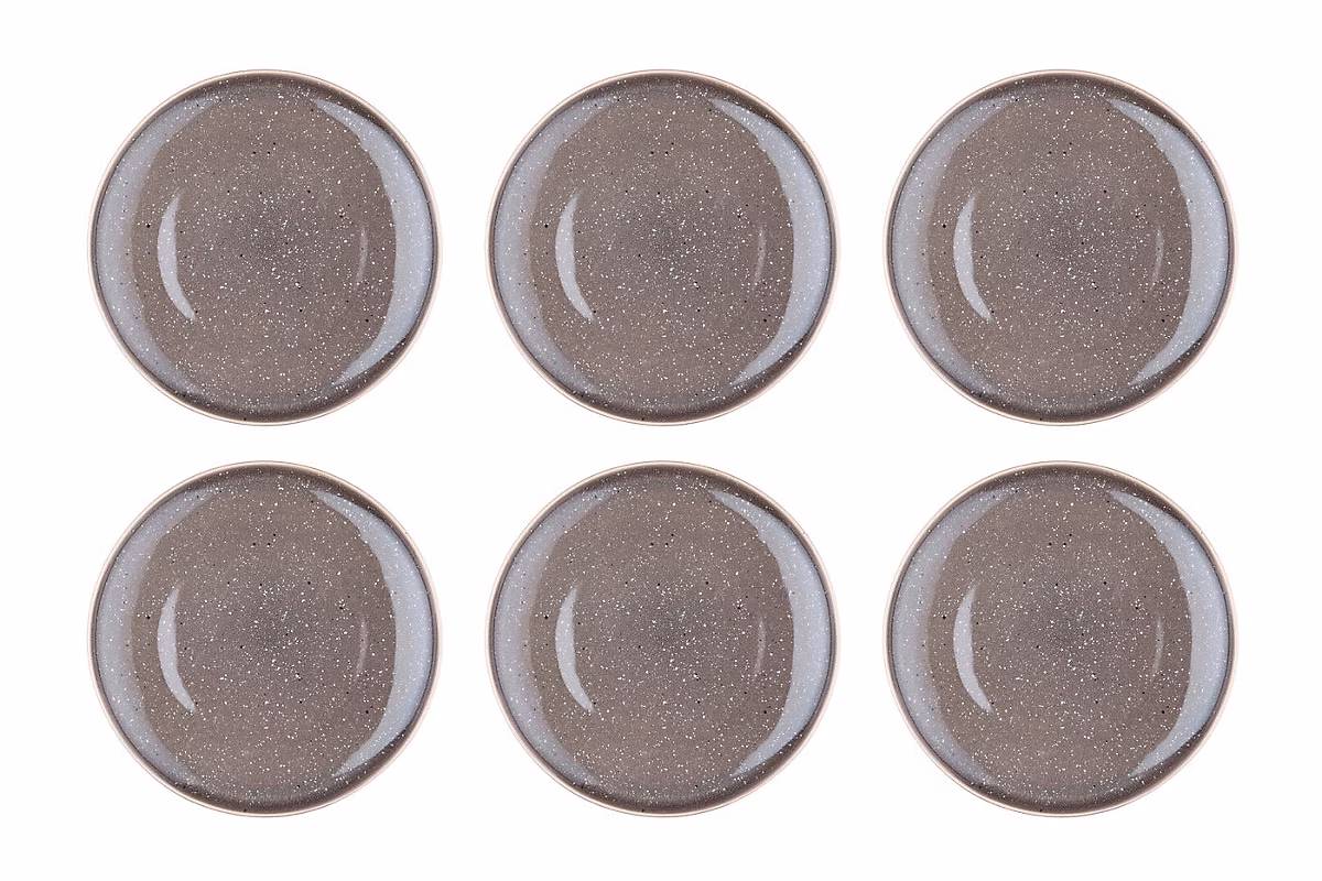 Assiette STELLAR 27cm | 6 pièces – Gris béton