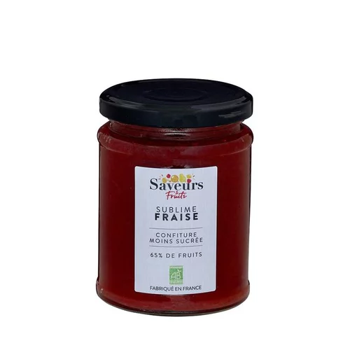 Confiture moins sucrée Sublime Fraise bio - 310 g