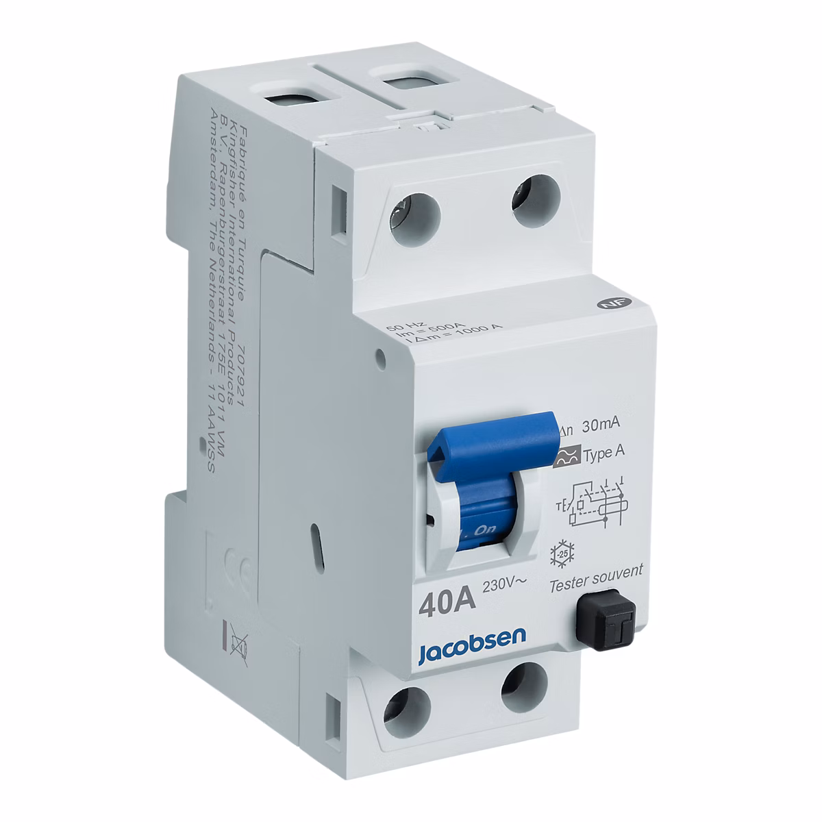 Interrupteur différentiel 40A type A 30mA Jacobsen – Réf. UROJJMXJG3972440569