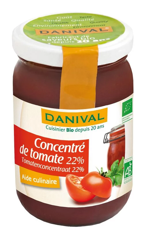 Concentré de tomate 22% DANIVAL 200 g