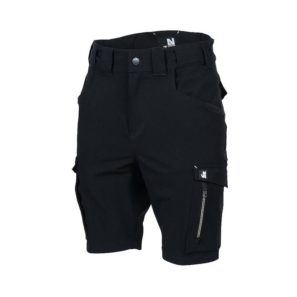 Bermuda de Travail Stan – Taille 48, Noir, Résistant et Confortable, D, Work