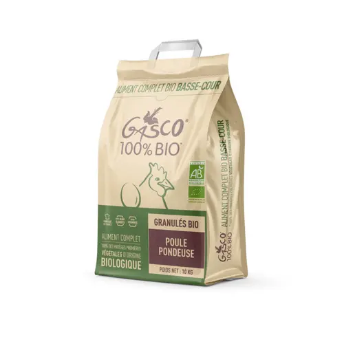 Granulés pour poules pondeuses bio Gasco - 10 kg