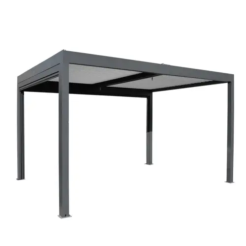 Pergola Bioclim Eris motorisée coloris noir - 3 x 4 m