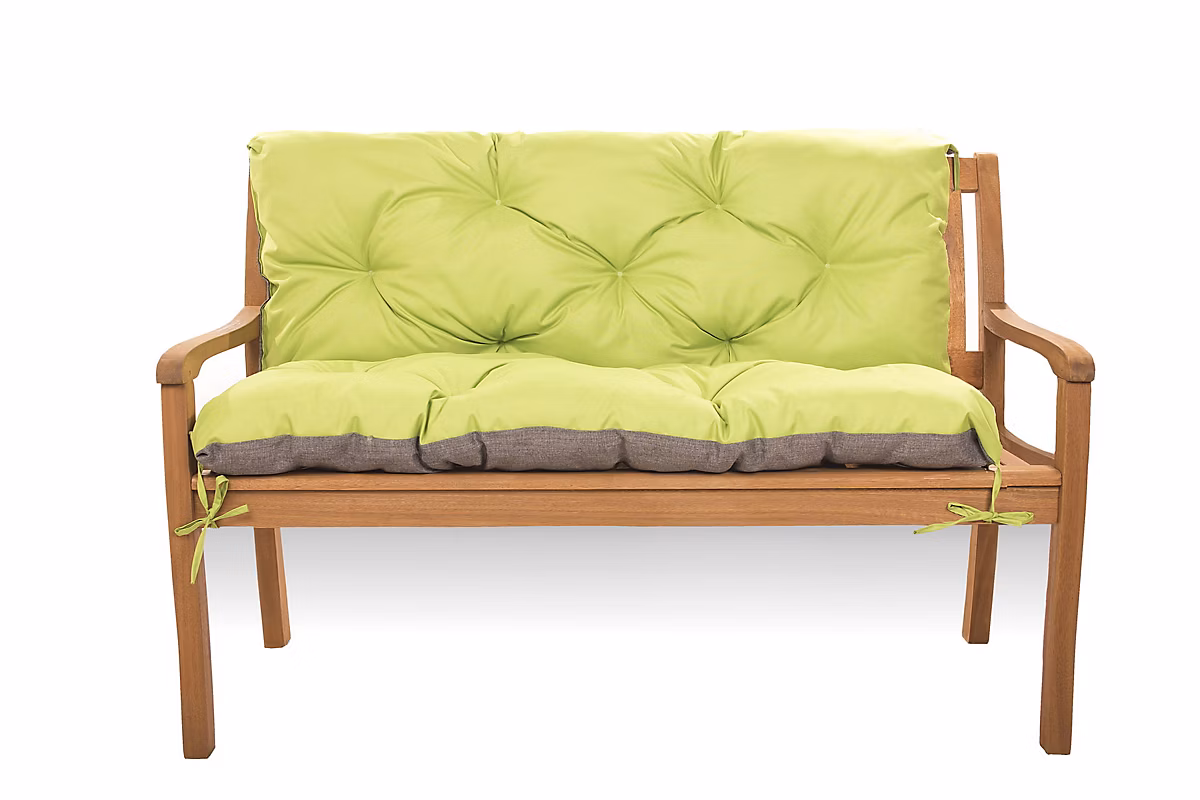 Coussin pour banc de jardin 150 × 50 × 50cm coussin de banc de jardin Citron vert coussin de balançoire coussin de banc extérieur
