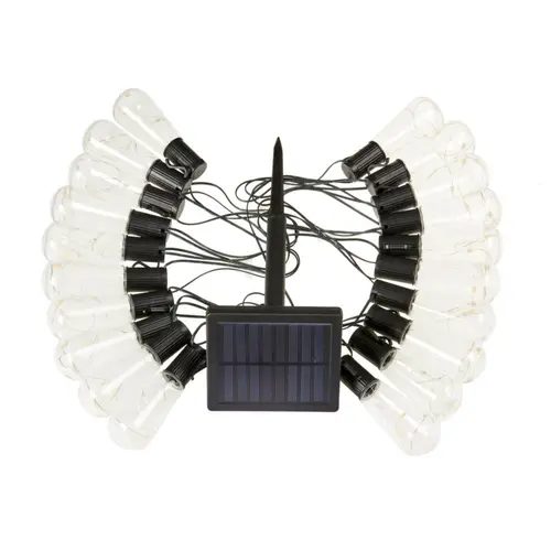 Guirlande DécoBulb 40 LED coloris transparent effet blanc chaud en plastique Smartgarden - 18 m