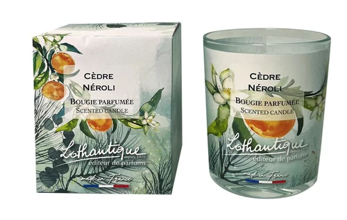 Bougie Lothantique Jardin d'aquarelles Cèdre Néroli – 160 g