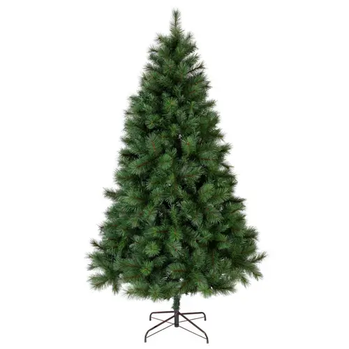 Sapin de Noël artificiel vert 36 branches avec pied en métal Ø 46 cm Ontario - Ø 102 x H 180 cm