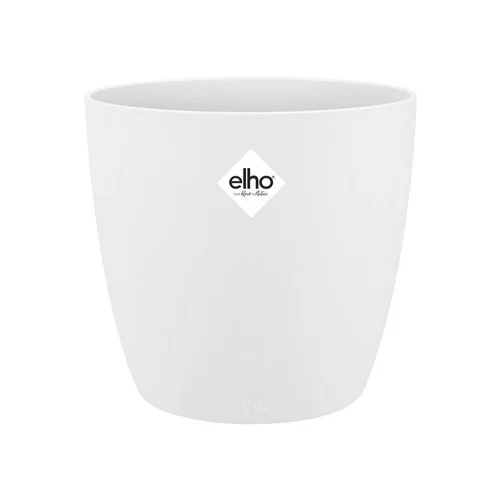 Cache-pot en polypropylène Elho Brussels rond blanc - Ø 16 cm