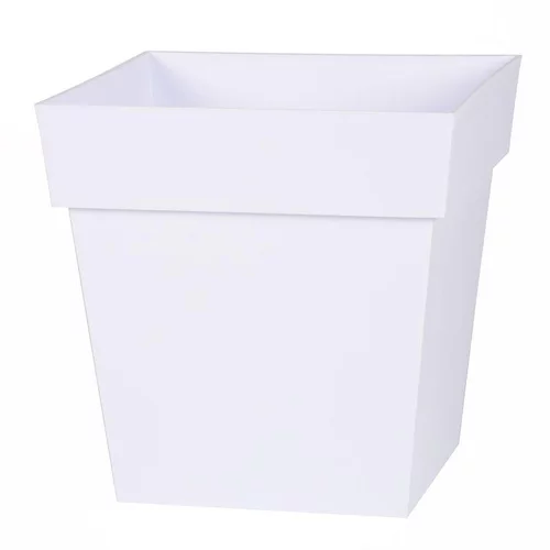 Pot carre Toscane Blanc L32 x l32 x H32