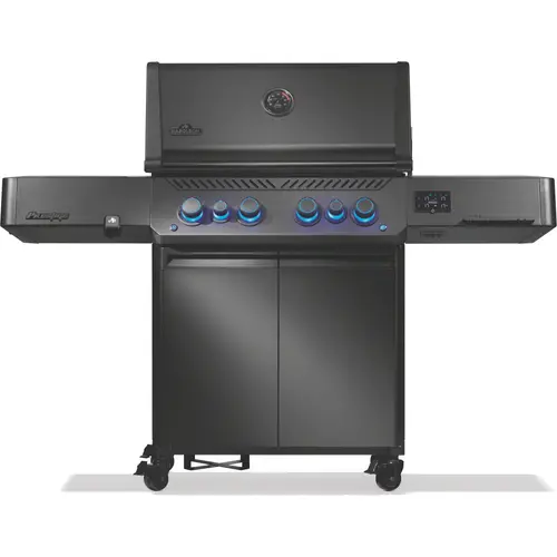 Barbecue gaz noir connecté Napoléon Prestige 500 Phantom 4 brûleurs - 168 x 67 x 127 cm