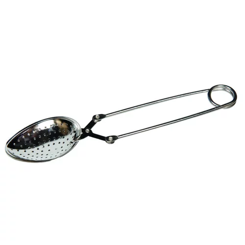 Pince à thé coloris argent en inox Ah Table